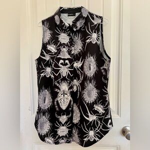 Blackmilk Creepy Crawly Business Time Shirt, Size L